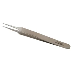 Dumont-Style Swiss Pattern Tweezer: 5-SA, Stainless Steel, 4-3/8" OAL