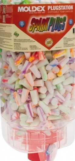 Earplug Dispenser Refill: 500Pr, Foam, Taper End Shape, 33dB