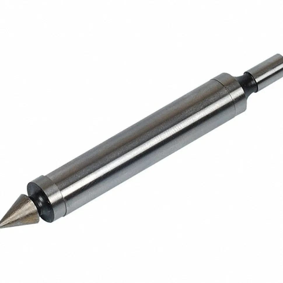 Edge & Center Finder: 0.2" Head Dia, 3/8" Shank Dia, Mechanical