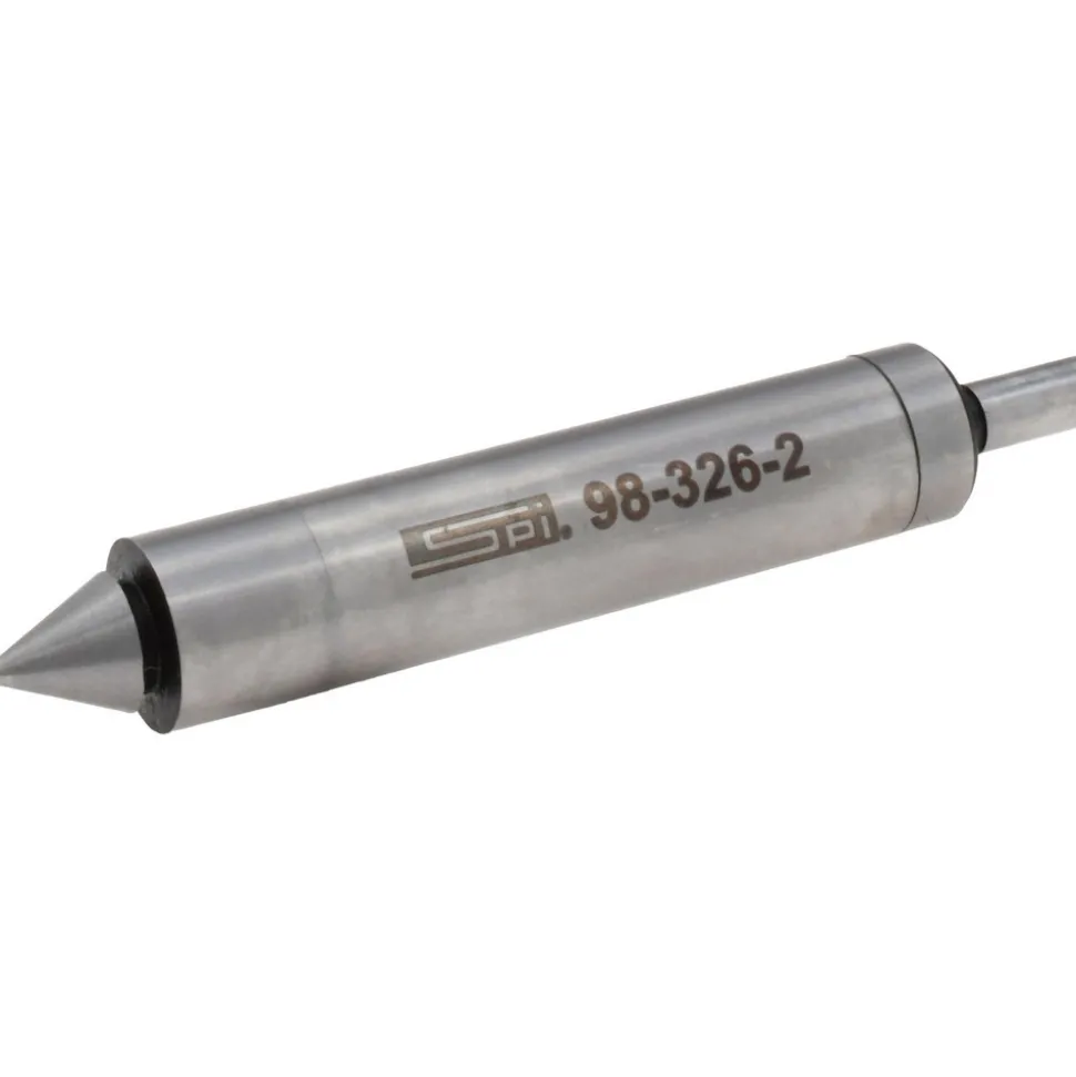 Edge & Center Finder: 0.2" Head Dia, 1/2" Shank Dia, Mechanical