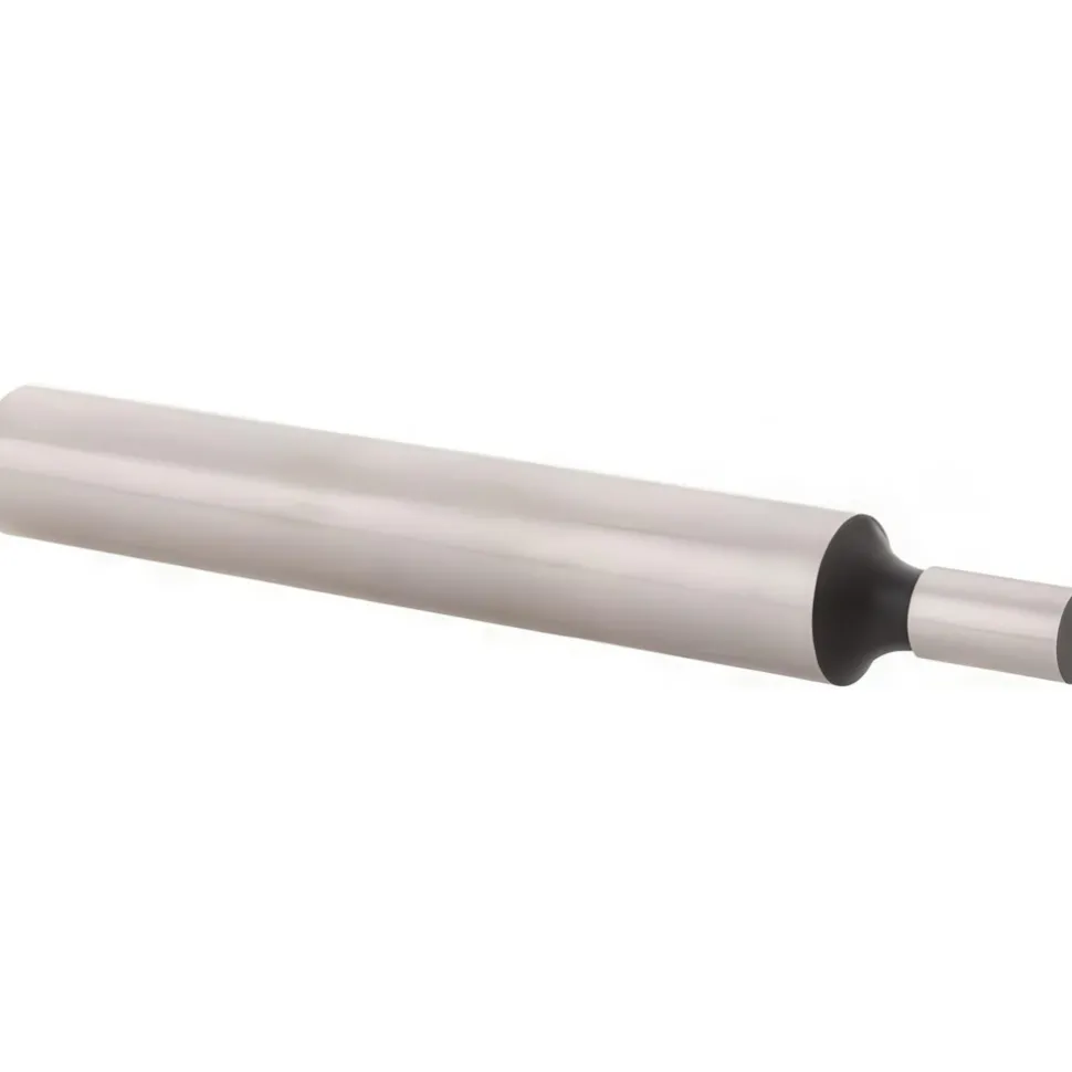 Edge Finder: 0.2" Head Dia, 3/8" Shank Dia, Mechanical