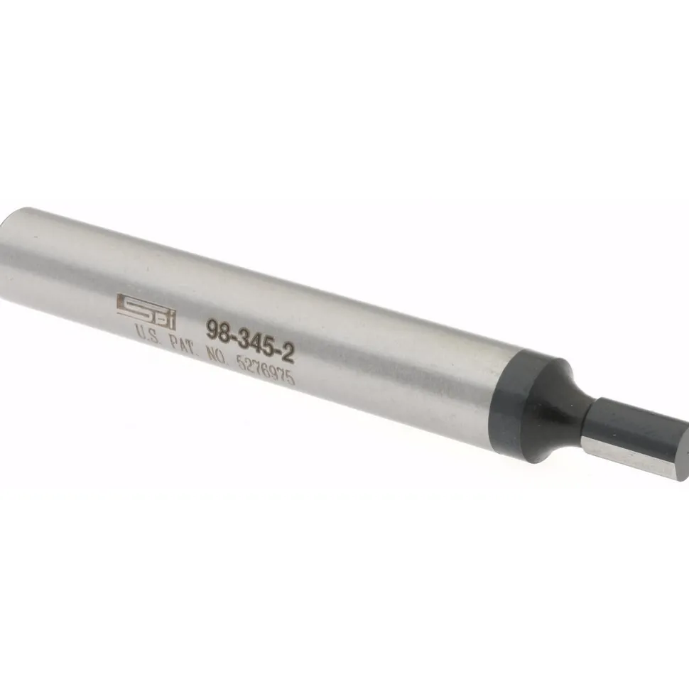 Edge Finder: 0.2" Head Dia, 3/8" Shank Dia, Mechanical