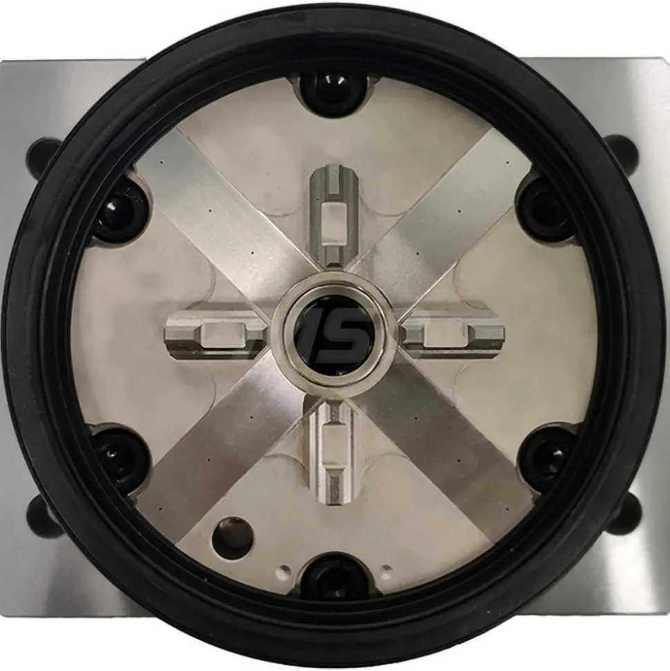 EDM Chucks: Chuck Size: 158mm × 198mm; System Compatibility: Erowa ITS; Actuation Type: Pneumatic; Material: Stainless Steel