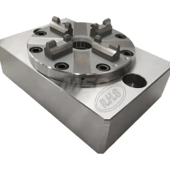 EDM Chucks: Chuck Size: 100mm; System Compatibility: Erowa ITS; Actuation Type: Pneumatic; Material: Stainless Steel