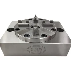EDM Chucks: Chuck Size: 100mm; System Compatibility: Erowa ITS; Actuation Type: Pneumatic; Material: Stainless Steel