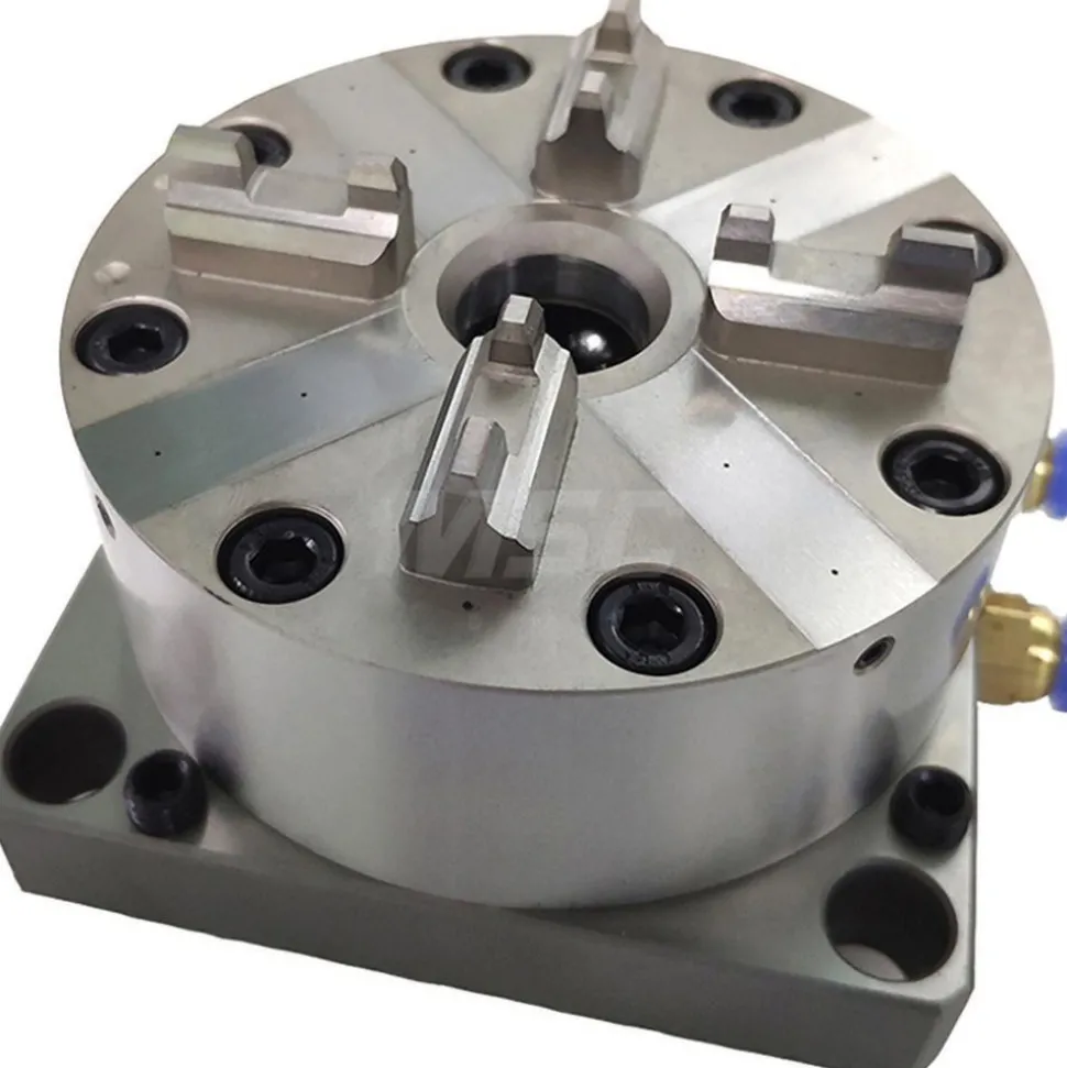 EDM Chucks: Chuck Size: 100mm; System Compatibility: Erowa ITS; Actuation Type: Pneumatic; Material: Stainless Steel