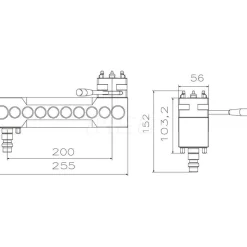 EDM Chucks: Chuck Size: 56mm x 56mm; System Compatibility: Erowa ITS; Actuation Type: Manual; Material: Stainless Steel