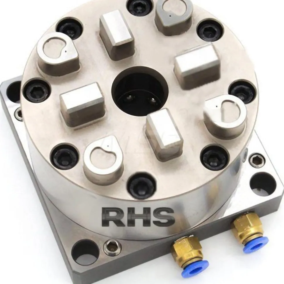EDM Chucks: Chuck Size: 110mm x 70mm; System Compatibility: Macro, System 3R; Actuation Type: Pneumatic; Material: Stainless Steel