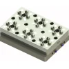EDM Chucks: Chuck Size: 260mm x 200mm x 77.5mm; System Compatibility: Erowa ITS; Actuation Type: Pneumatic; Material: Stainless Steel