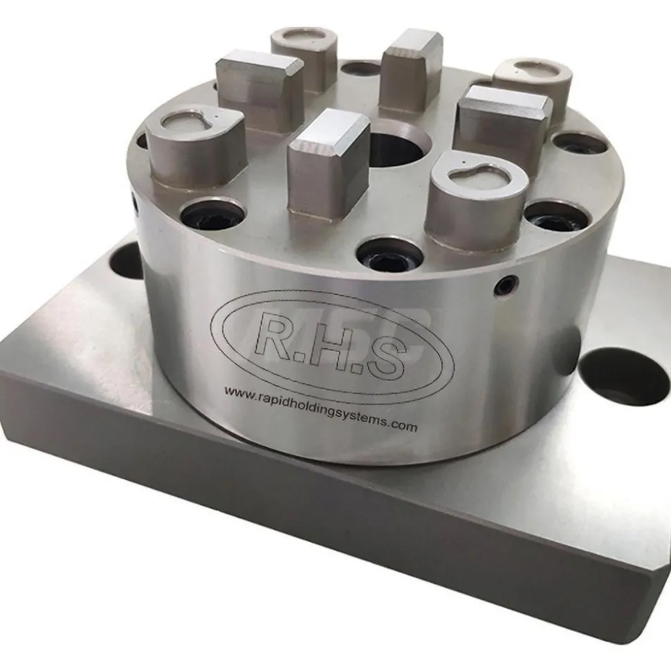 EDM Chucks: Chuck Size: 145mm x 100mm x 77mm; System Compatibility: Macro, System 3R; Actuation Type: Pneumatic; Material: Stainless Steel
