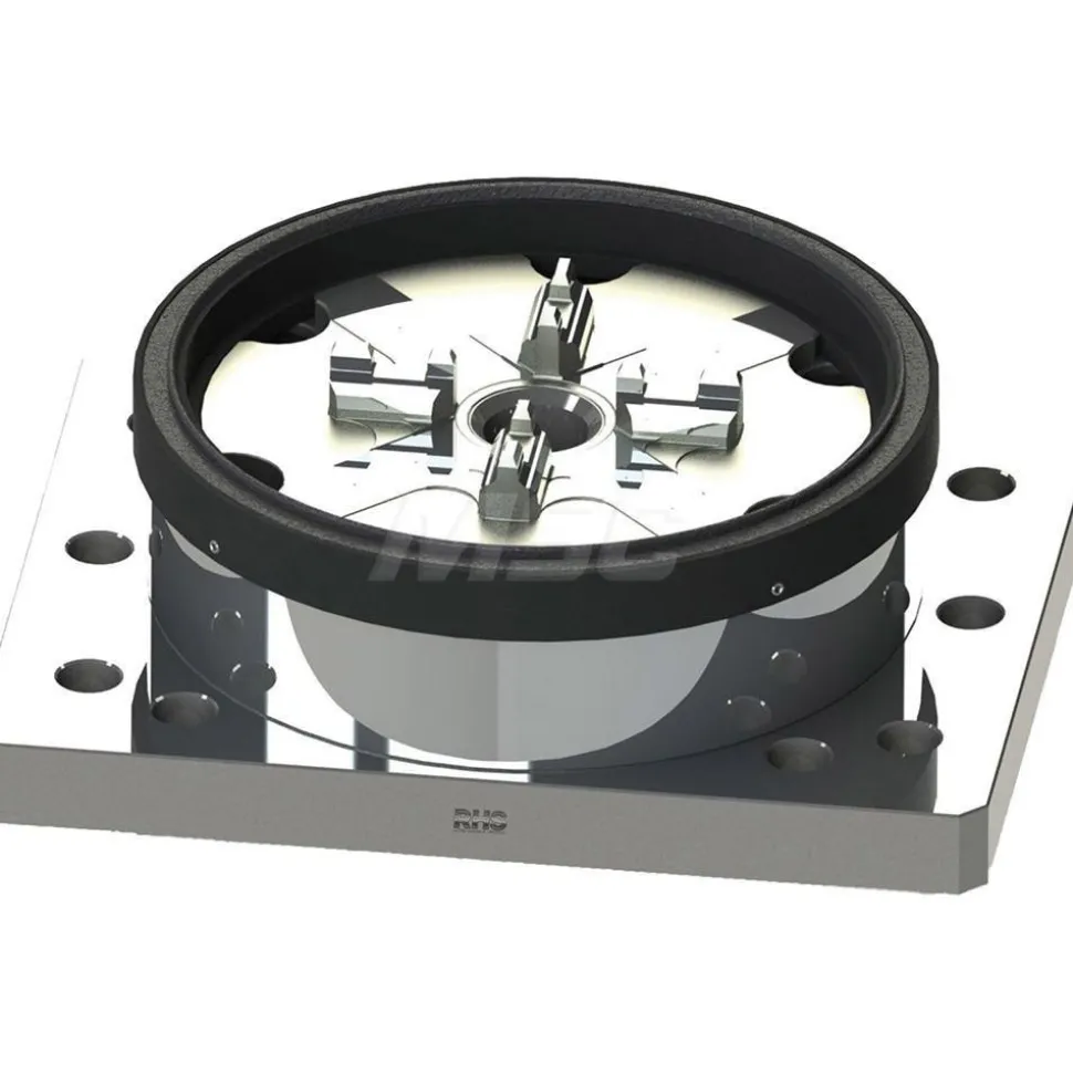 EDM Chucks: Chuck Size: 158 x 198 mm; System Compatibility: Erowa ITS; Actuation Type: Pneumatic; Material: Stainless Steel