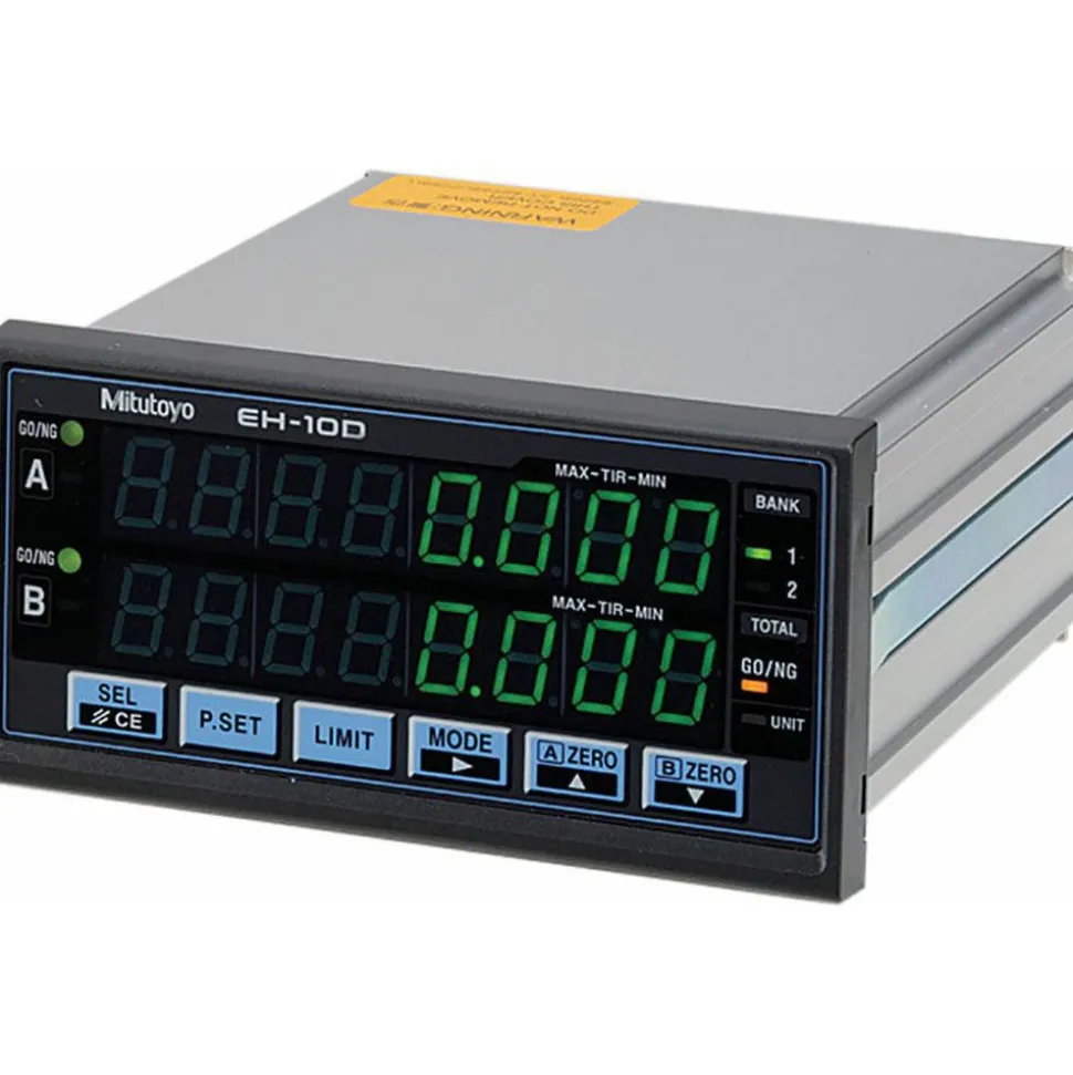 EH-101P Multi-Function Display for Linear Gage: Dual Input, 1-Axis, With AC Adapter