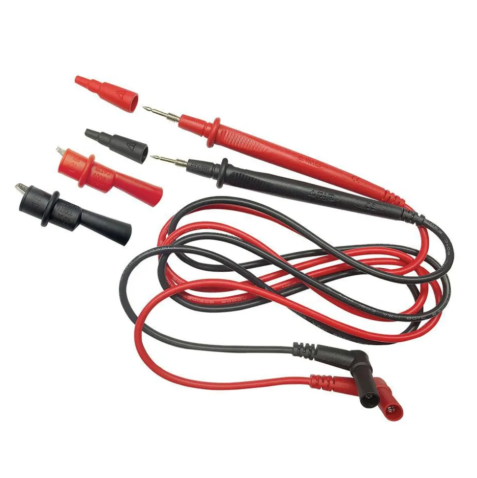 Electrical Test Leads Extension: For Cat. No. MM300, CL100, CL1000, CL1200, CL1300, CL200, CL2000, CL2200, CL2300, CL2500, MM100, MM1000, MM1300, MM200, MM2000, MM2300, MM400, MM500, MM5000, MM600, MM6000 & MM700