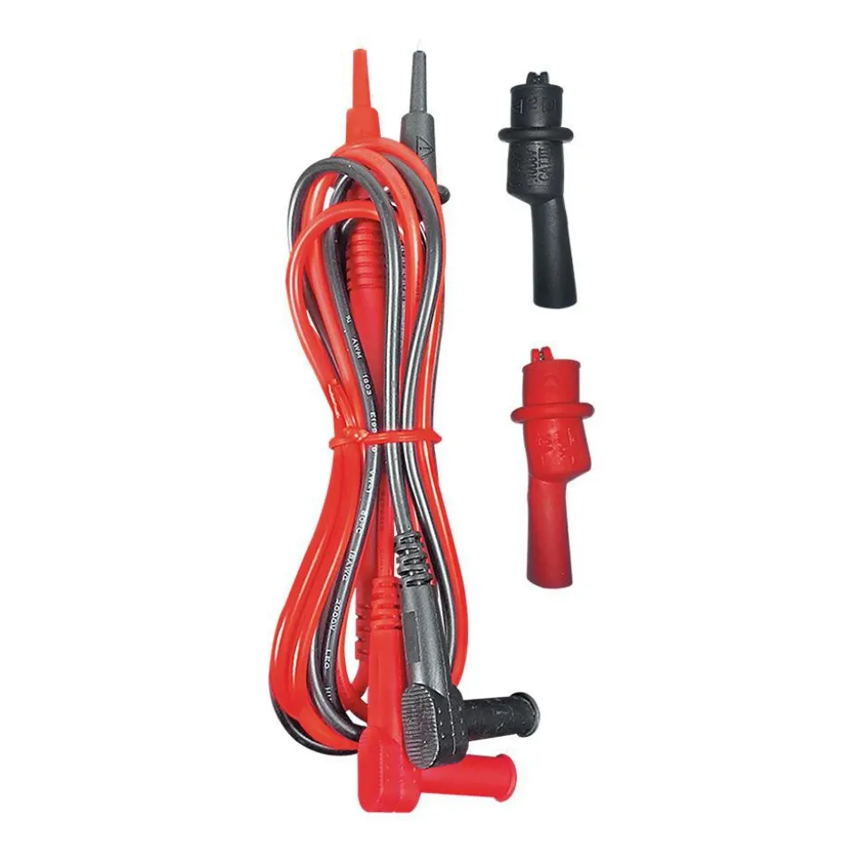 Electrical Test Leads Extension: For Cat. No. MM300, CL100, CL1000, CL1200, CL1300, CL200, CL2000, CL2200, CL2300, CL2500, MM100, MM1000, MM1300, MM200, MM2000, MM2300, MM400, MM500, MM5000, MM600, MM6000 & MM700
