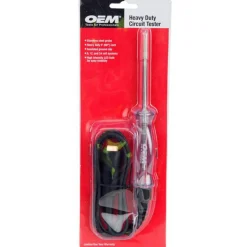 Electrical Automotive Diagnostic Tools; Tool Type: Heavy Duty Circuit Tester; Voltage: 12; 24; 6; Number Of Pieces: 1; Material: Stainless Steel; Application: Fuses; Lamps; Armatures; Shorts; Wire Breaks; Relays; Features: Heavy Plastic Handle & Insulated Ground Clip