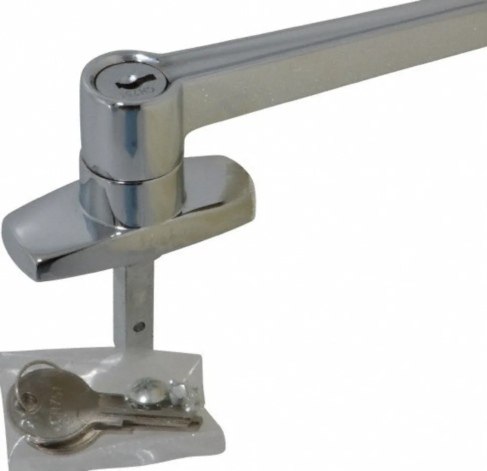 Electrical Enclosure Door Handle Kit with Lock: Use with Cooper B-Line NEMA 12 Enclosures, Steel