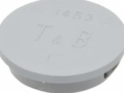 Electrical Enclosure Knockout Plug: Use with Rigid Conduit & IMC Conduit, Thermoplastic