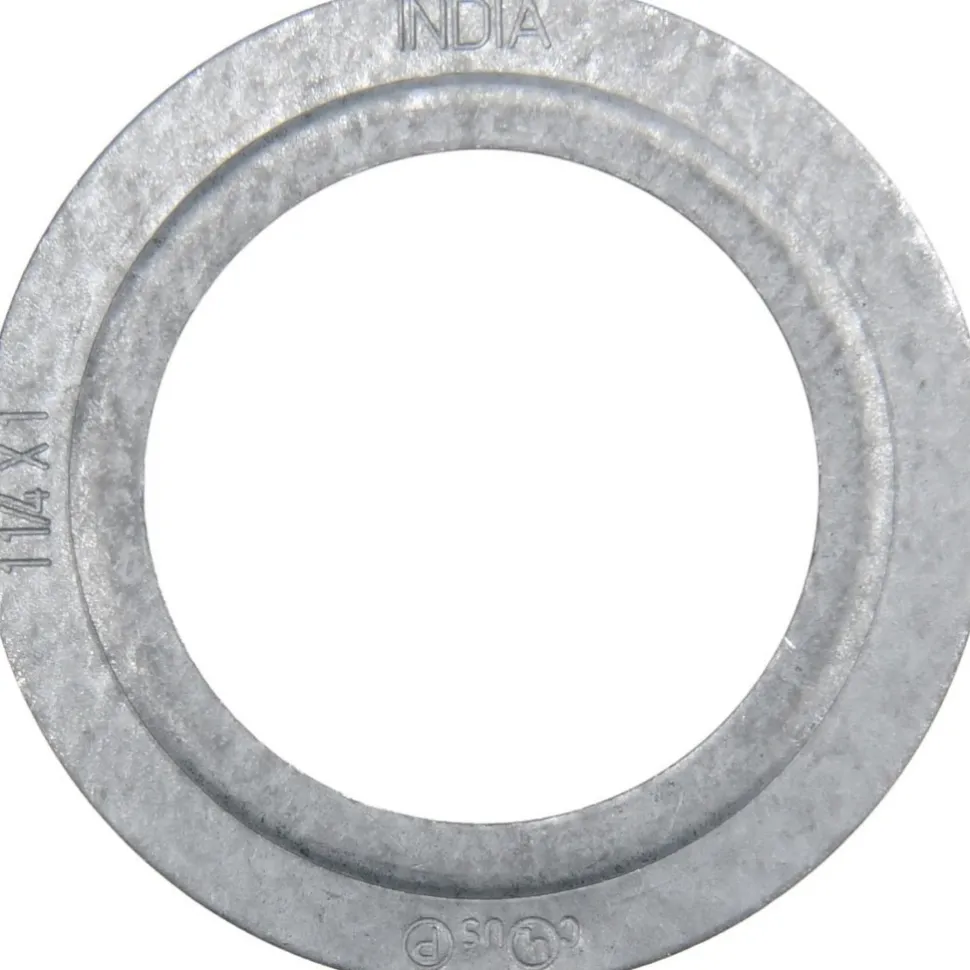 Electrical Enclosure Reducing Washer: Use with Rigid Conduit, IMC Conduit & Steel Box, Steel