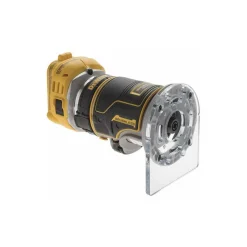 Electric Compact Router: 1/4" Collet, 4.0000" Base Dia, 1.25 hp, 16,000-27,000 RPM