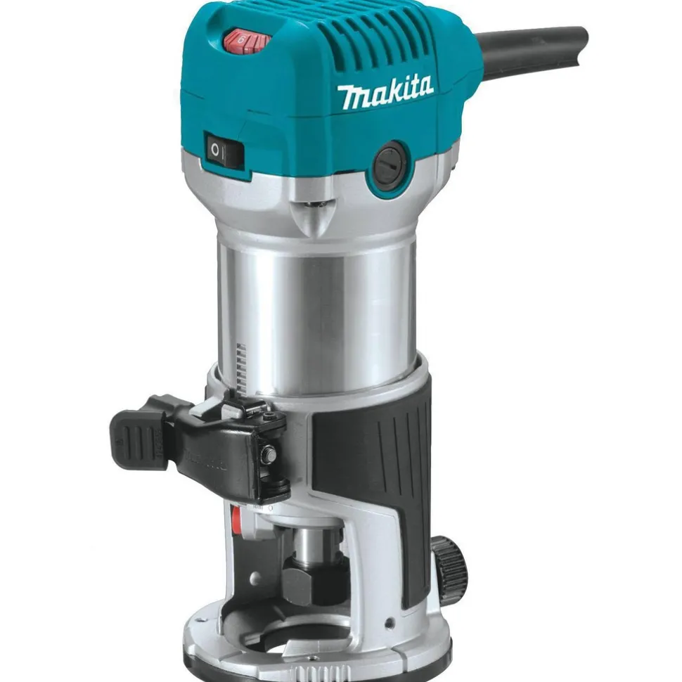 Electric Compact Router: 1/4" Collet, 1.25 hp