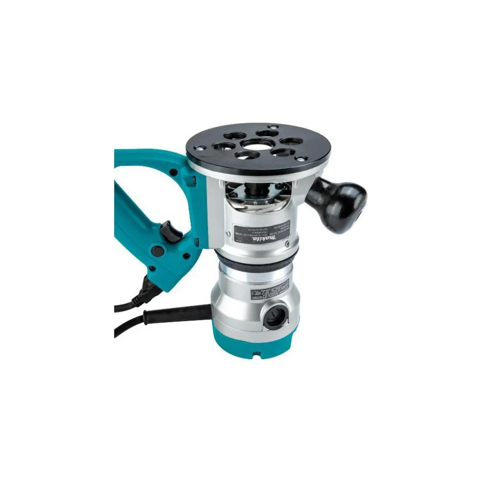 Electric D-Handle Router: 1/2 & 1/4" Collet, 2.25 hp, 8000-24000 RPM