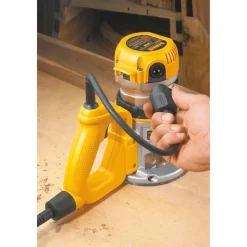 Electric D-Handle Router: 1/2 & 1/4" Collet, 2.25 hp, 8000-24000 RPM
