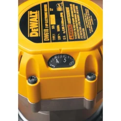 Electric Fixed Base Router: 1/2 & 1/4" Collet, 2.25 hp, 8000-24000 RPM