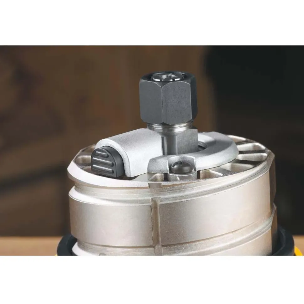 Electric Fixed Base Router: 1/2 & 1/4" Collet, 2.25 hp, 8000-24000 RPM