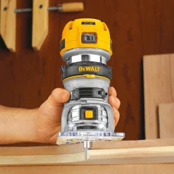 Electric Fixed Base Router: 1/4" Collet, 1.25 hp, 16000-27000 RPM