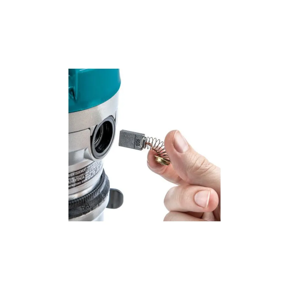 Electric Fixed Base Router: 1/2 & 1/4" Collet, 2.25 hp, 8000-24000 RPM
