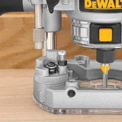 Electric Fixed/Plunge Combination Router: 1/4" Collet, 1.25 hp, 16000-27000 RPM