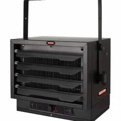 Electric Garage Heater: 17065 Btu/h Heating Capacity, Single Phase, 240V