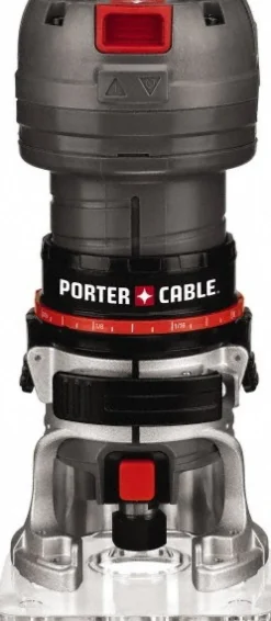 Electric Laminate Trimmer Router: 1/4" Collet, 0.50 hp, 31000 RPM