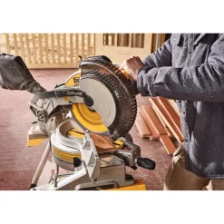 Electric Miter Saw: 10" Blade, 5/8 or 1" Arbor