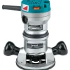 Electric Plunge Base Router: 1/2 & 1/4" Collet, 2.25 hp