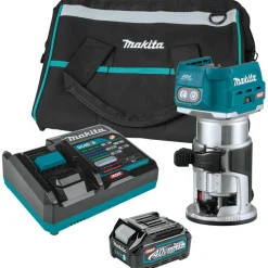 Electric Routers: Collet Size (Inch): 1/4; Router Type: Plunge Combination, Compact Router; Voltage: 40V