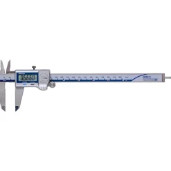 Electronic Caliper: 200.00 mm, 8", 0.01 mm, 0.0005" Resolution, +/-0.02 mm, +/-0.0010" Accuracy, Stainless Steel