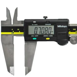 Electronic Caliper: 300.00 mm, 12", 0.01 mm, 0.0005" Resolution, +/-0.03 mm, +/-0.0015" Accuracy, Stainless Steel