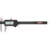 Electronic Caliper: 150.00 mm, 6", 0.0100 mm, 0.0005" Resolution, +/-0.04 mm, +/-0.0015" Accuracy, Stainless Steel