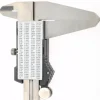 Electronic Caliper: 300.00 mm, 12", 0.0100 mm, 0.0005" Resolution, +/-0.03 mm, +/-0.0015" Accuracy, Calibrated, Stainless Steel