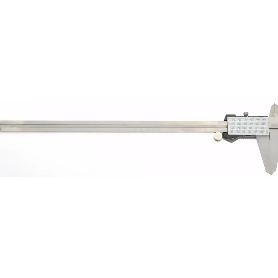Electronic Caliper: 300.00 mm, 12", 0.0100 mm, 0.0005" Resolution, +/-0.03 mm, +/-0.0015" Accuracy, Calibrated, Stainless Steel