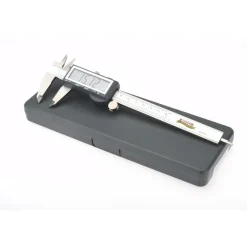 Electronic Caliper: 150.00 mm, 6", 0.0100 mm, 0.0005" Resolution, +/-0.02 mm, +/-0.0015" Accuracy, Stainless Steel