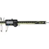 Electronic Caliper: 150.00 mm, 6", 0.01 mm, 0.0005" Resolution, +/-0.02 mm, +/-0.0010" Accuracy, Data Output, Stainless Steel