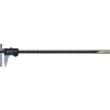 Electronic Caliper: 600.00 mm, 24", 0.01 mm, 0.0005" Resolution, +/-0.05 mm, +/-0.0020" Accuracy, Data Output, Stainless Steel