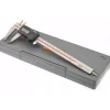 Electronic Caliper: 200.00 mm, 8", 0.0100 mm, 0.0005" Resolution, +/-0.03 mm, +/-0.0015" Accuracy, Calibrated, Stainless Steel