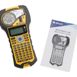 Electronic Label Makers: Type: Handheld Printer/Industrial Label Maker; Label Maker Type: Thermal Transfer; Print Color Capability: Single Color; Power Source: Battery
