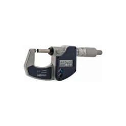 Electronic Outside Micrometer: 0.00 mm to 1", Solid Carbide Face
