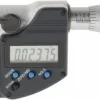 Electronic Outside Micrometer: 0.00 mm to 1", Solid Carbide Face, IP65