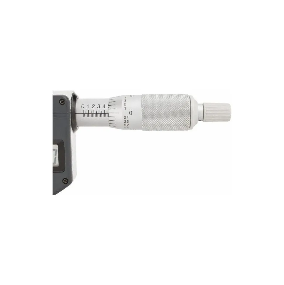 Electronic Outside Micrometer: 0.00 mm to 1", Solid Carbide Face, IP65