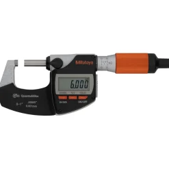 Electronic Outside Micrometer: 0 to 1", Solid Carbide Face, IP65